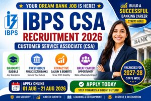 IBPS CSA Recruitment 2026