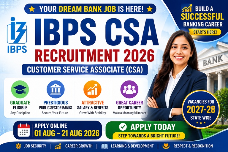 IBPS CSA Recruitment 2026
