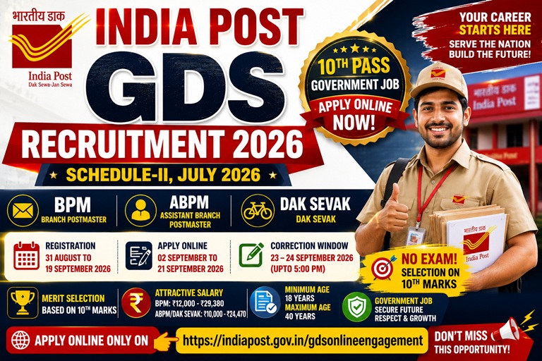 India Post GDS Recruitment 2026